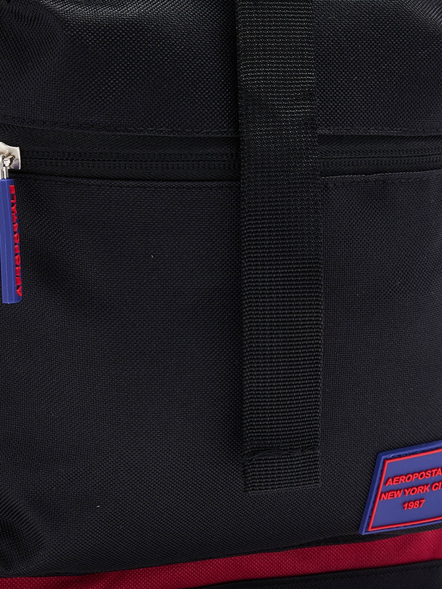 Color Block Backpack with Buckle Closure