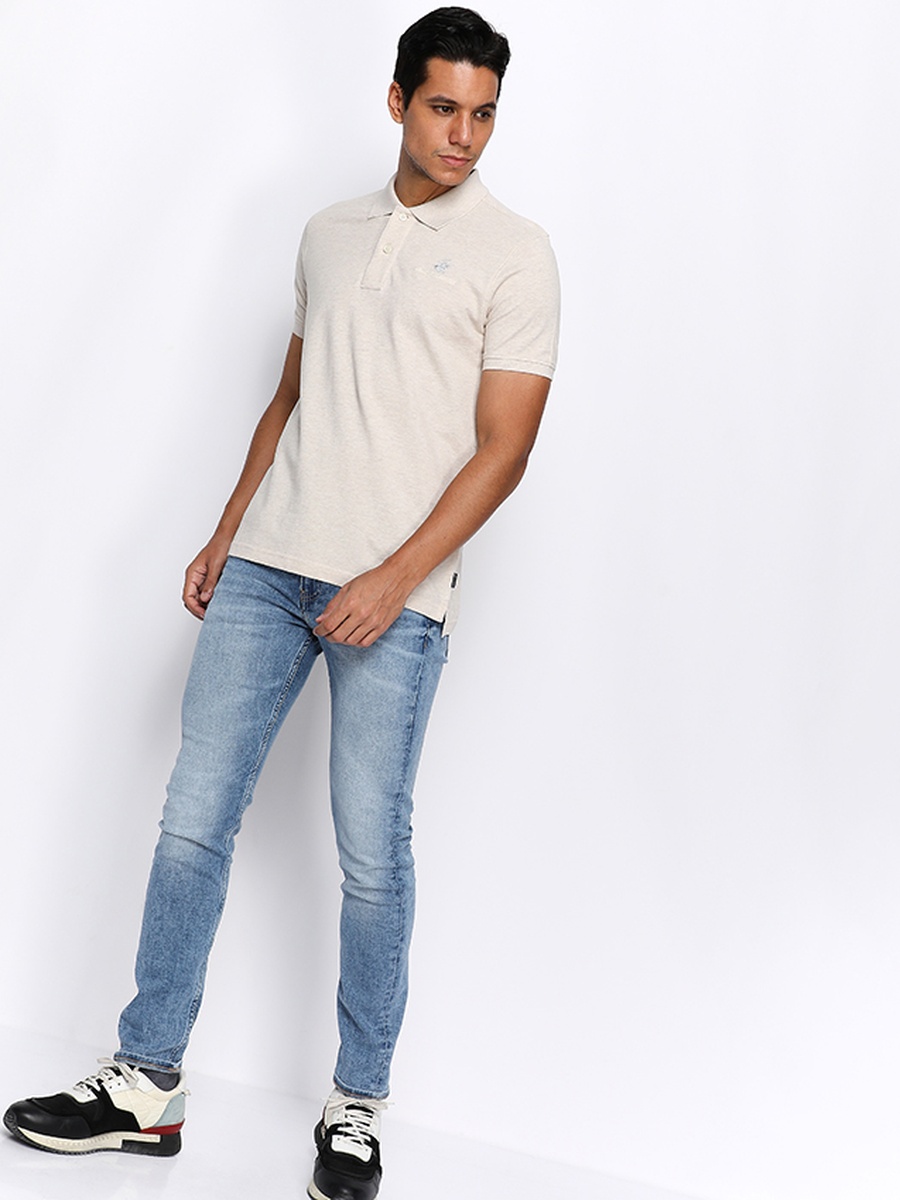 Logo Detail Short Sleeve Polo T-Shirt