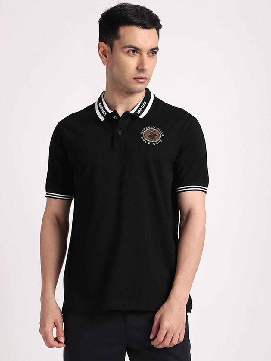 Tipped Short Sleeve Polo T-Shirt
