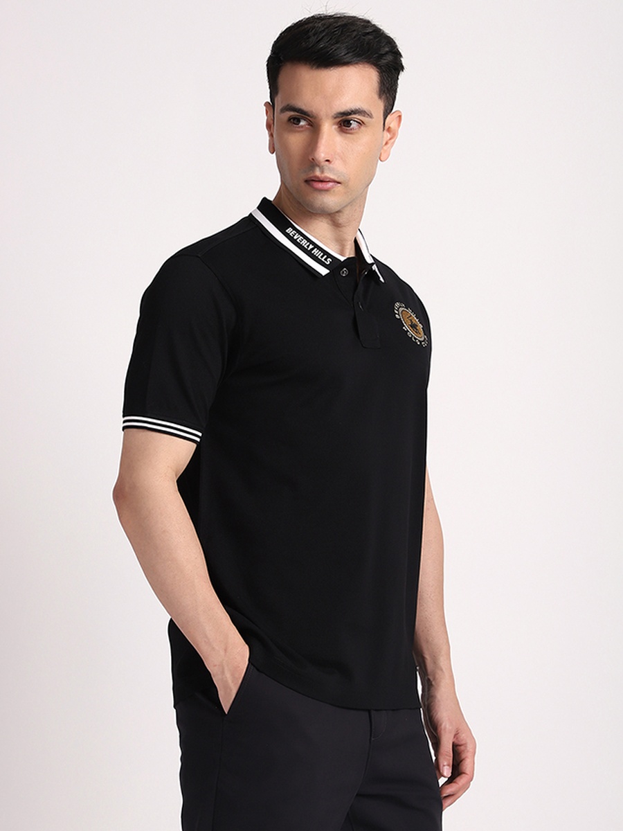 Tipped Short Sleeve Polo T-Shirt