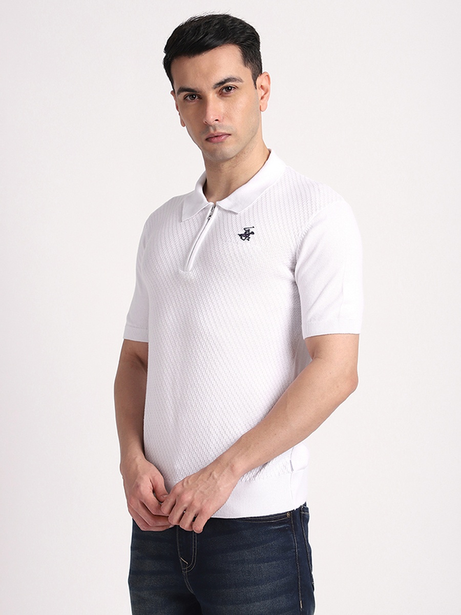Logo Detail Short Sleeve Polo T-Shirt