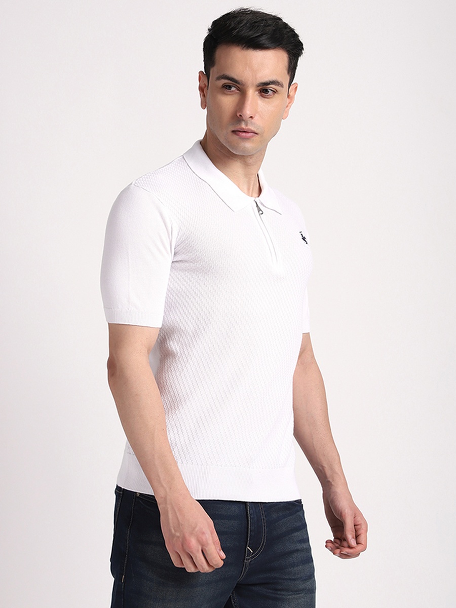 Logo Detail Short Sleeve Polo T-Shirt