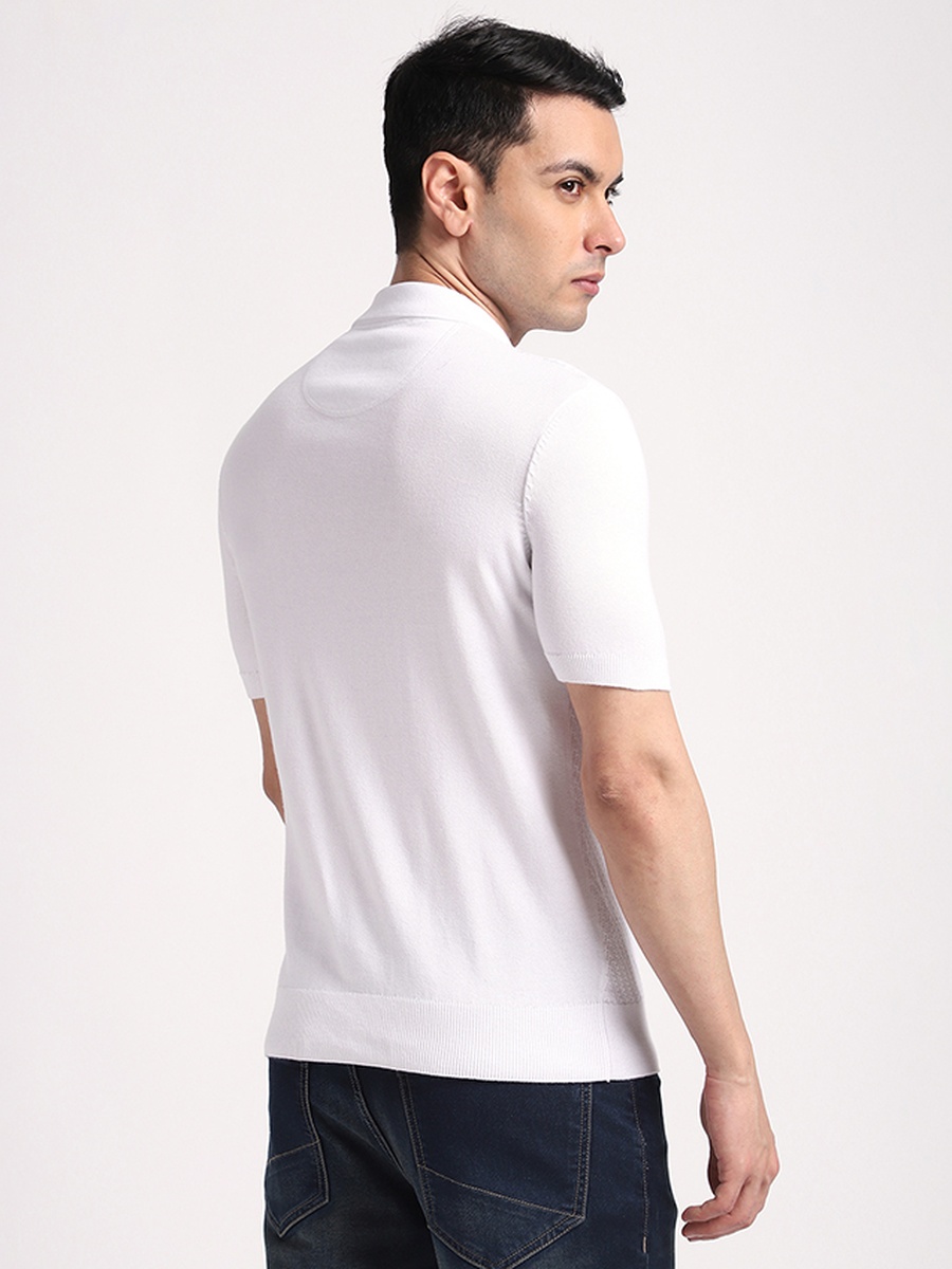 Logo Detail Short Sleeve Polo T-Shirt