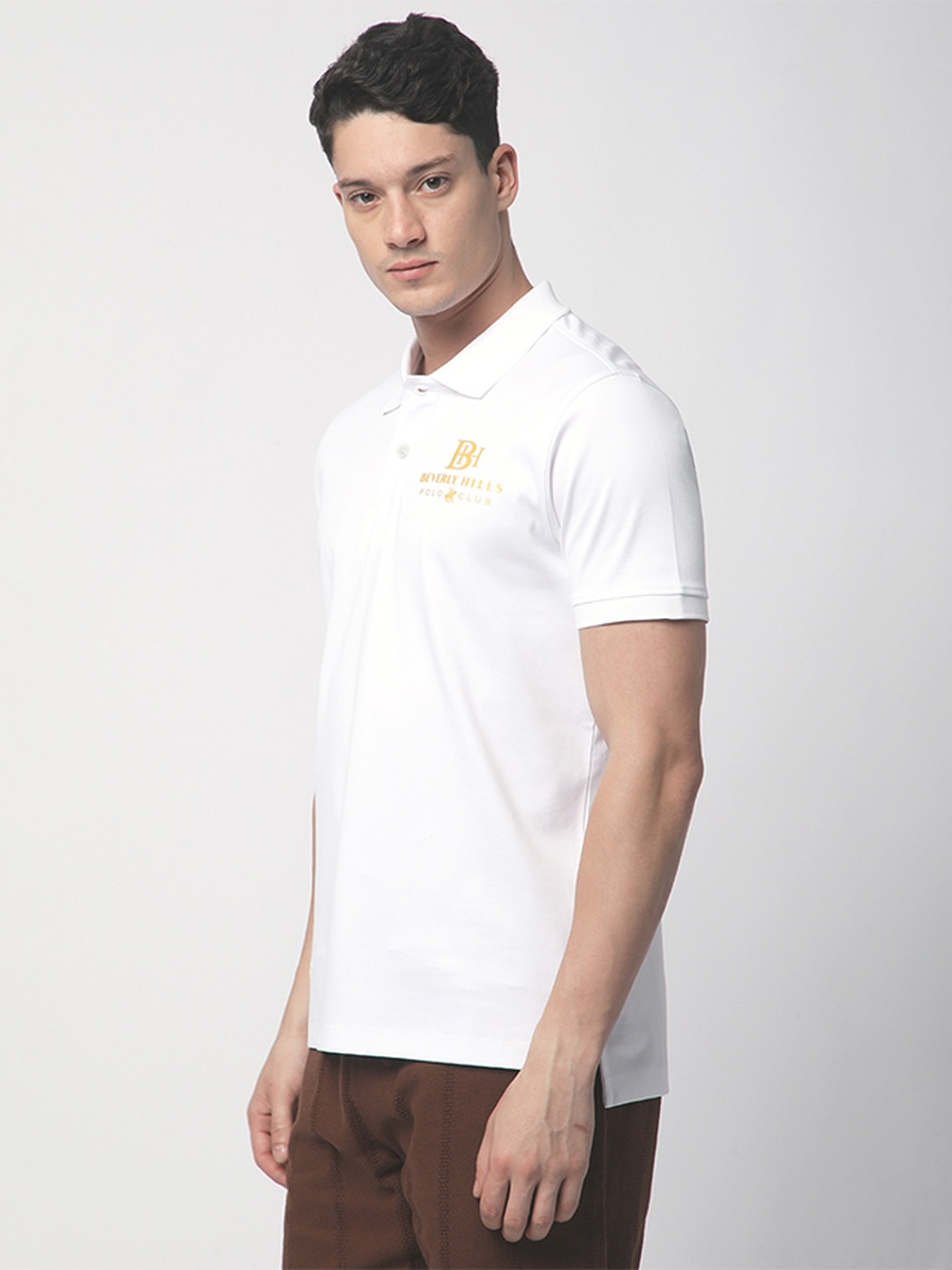 Logo Detail Short Sleeve Polo T-Shirt