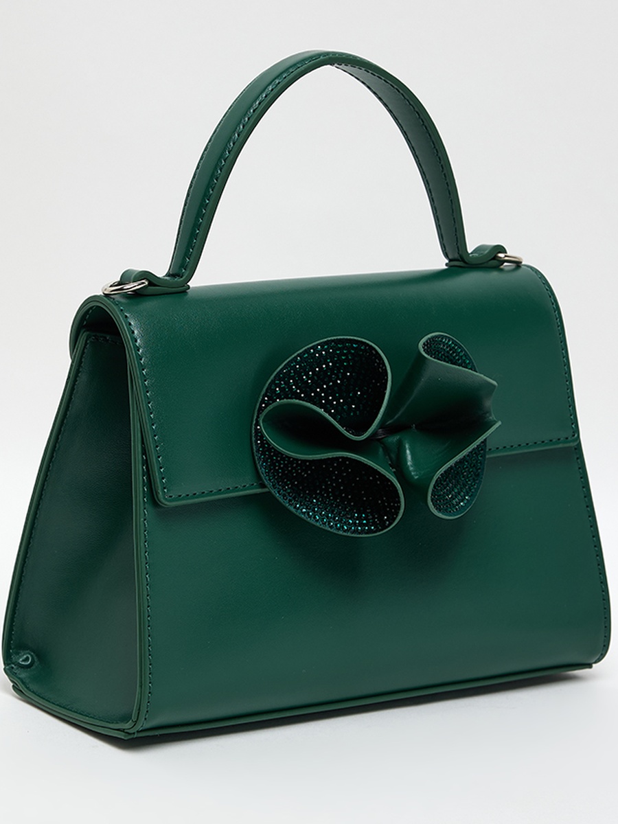 Embellished Crossbody Bag with Adjustable Shoulder Strap