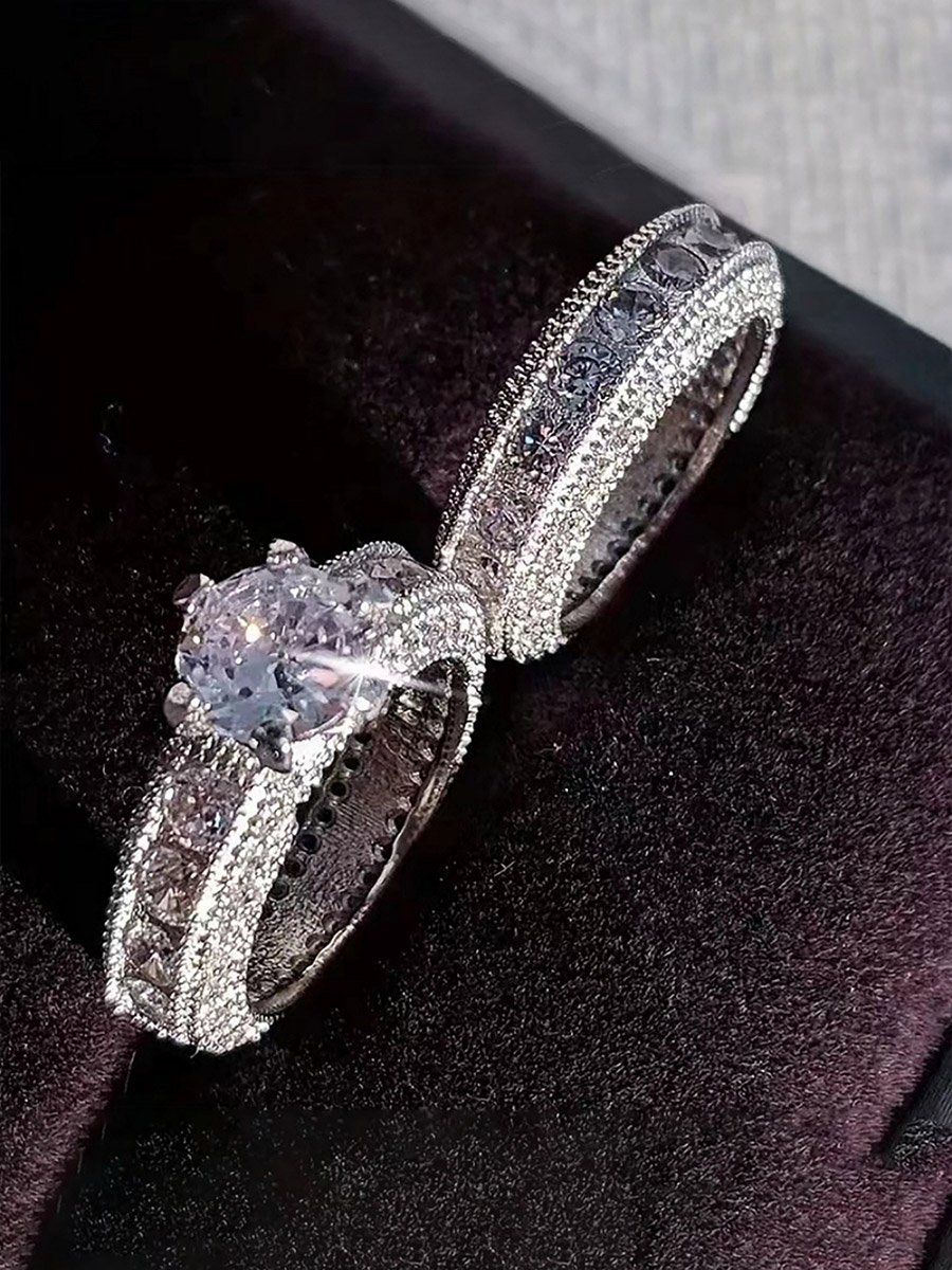 Pack of 2 - Embellished Rings