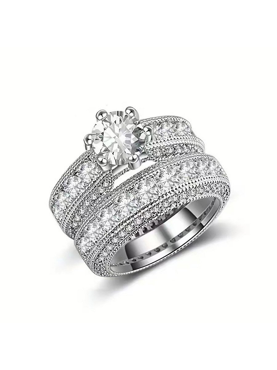 Pack of 2 - Embellished Rings