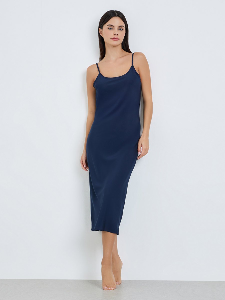 Pack of 2 - Solid Strappy Slip Dress