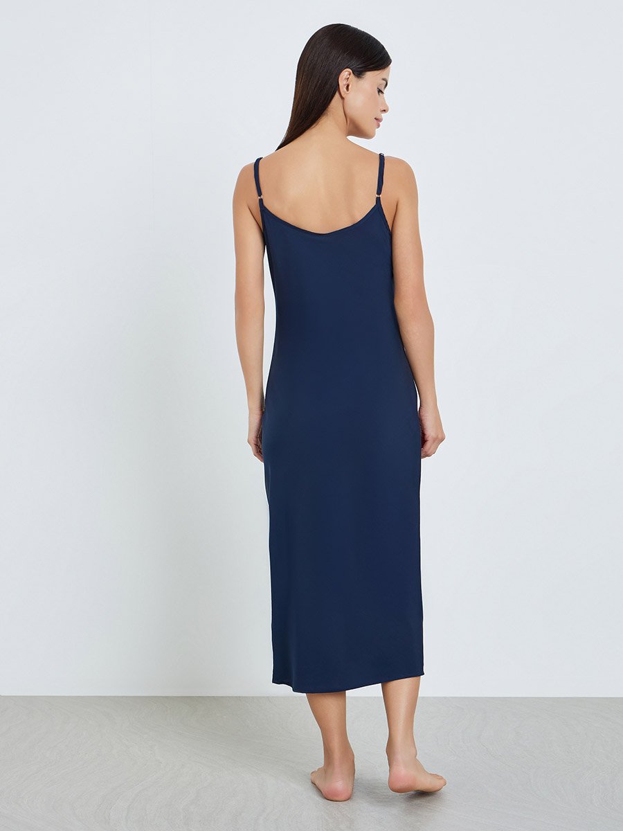 Pack of 2 - Solid Strappy Slip Dress