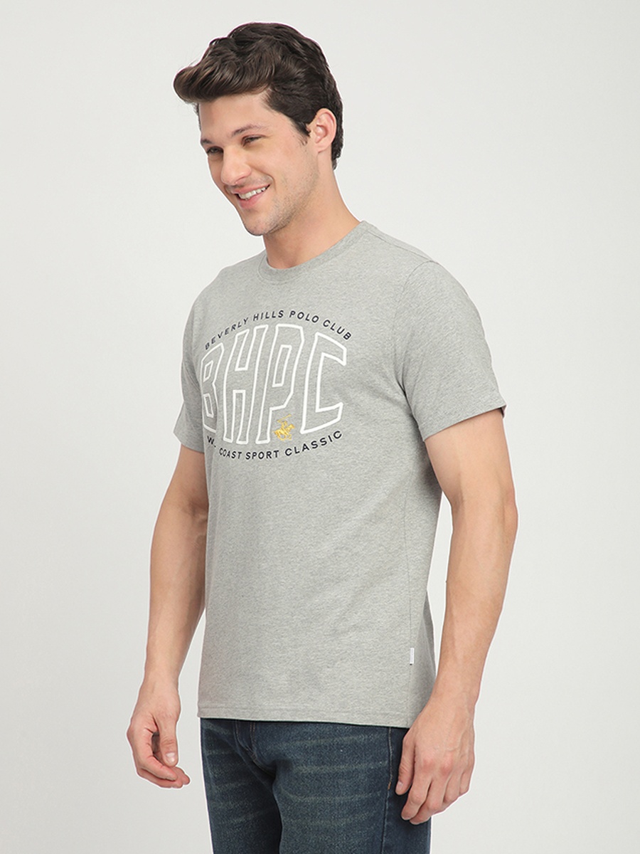 Grey Round Neck T-Shirt