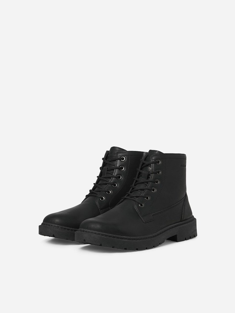 High-Top Lace Up Boots