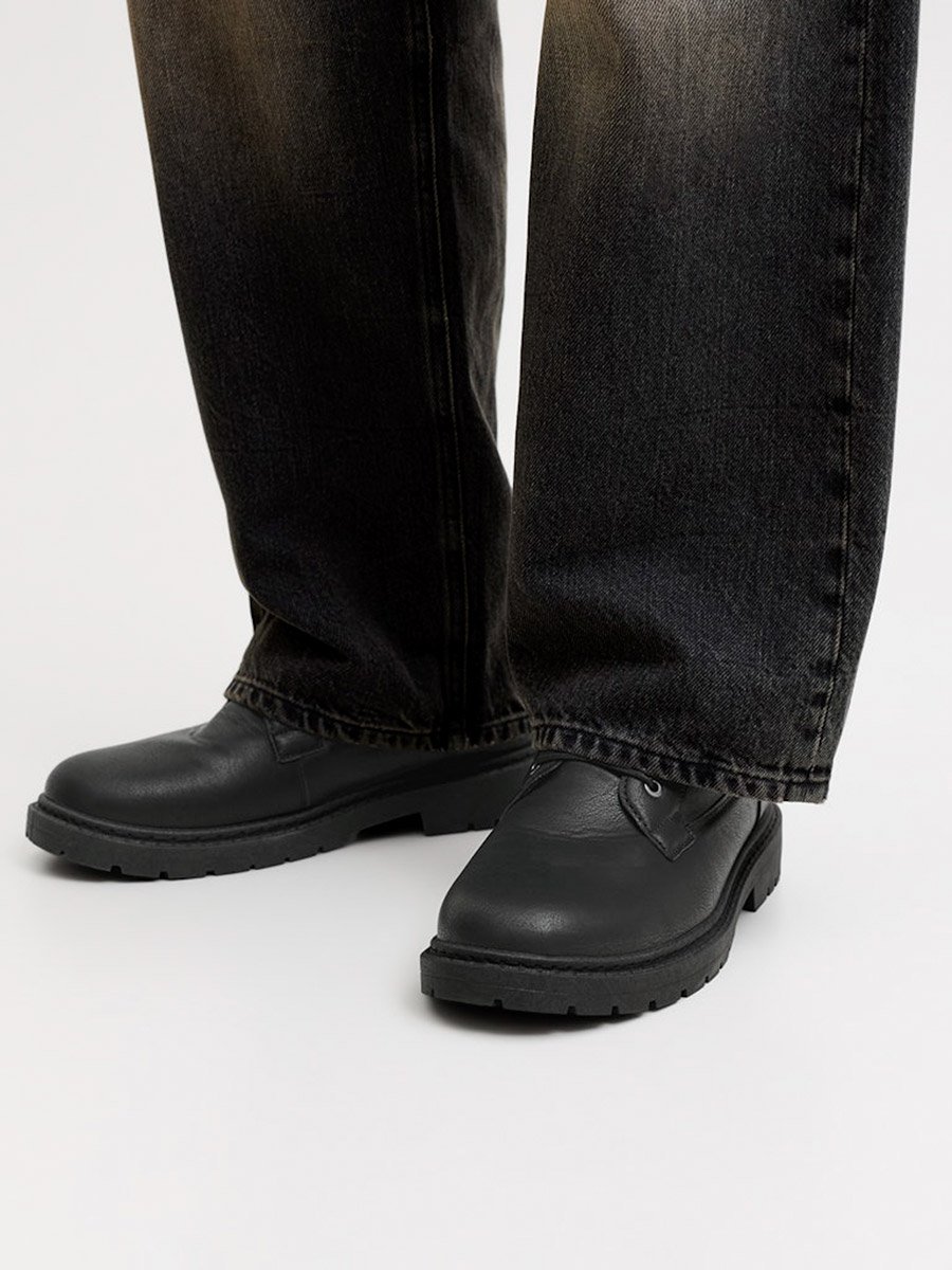 High-Top Lace Up Boots