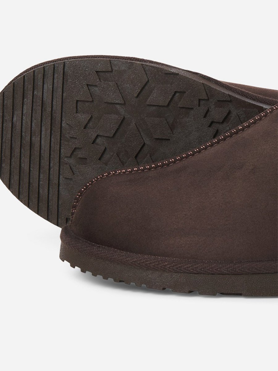 Stitch Detail Slip On Mules