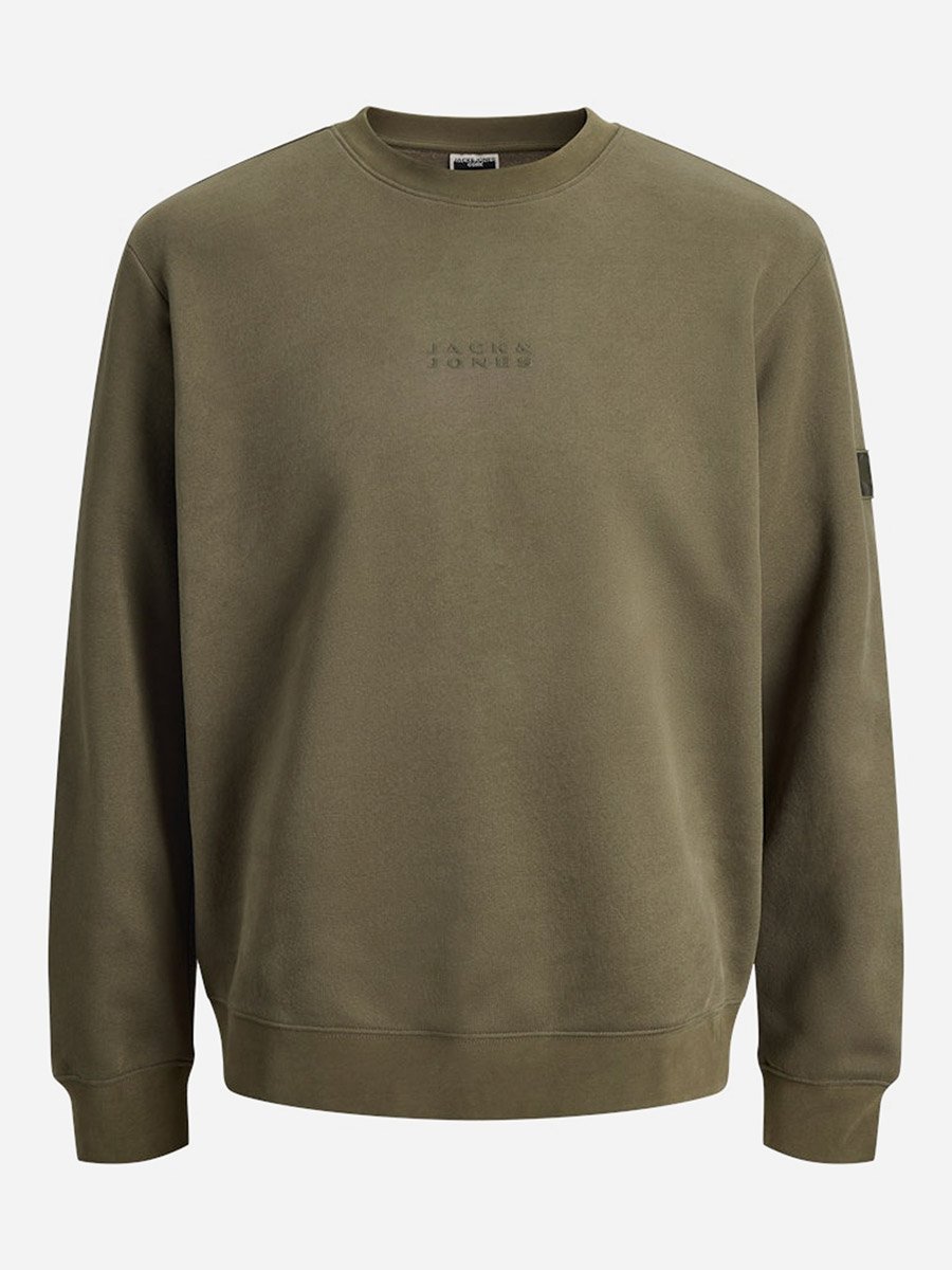Olive Crew Neck Sweatshirt