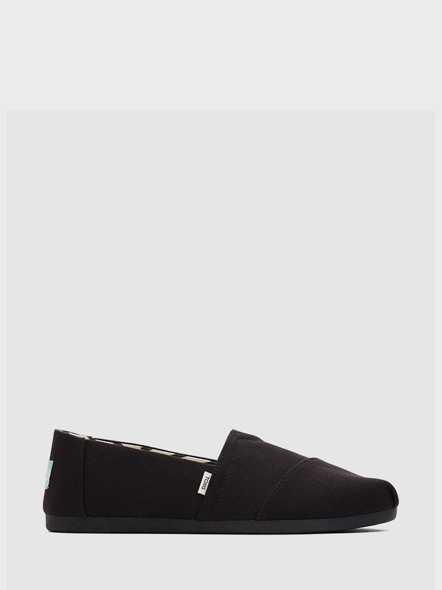 Women Black Plain Slip-On Shoes