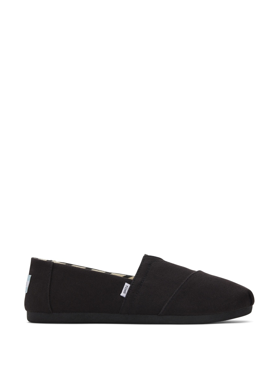 Women Black Plain Slip-On Shoes