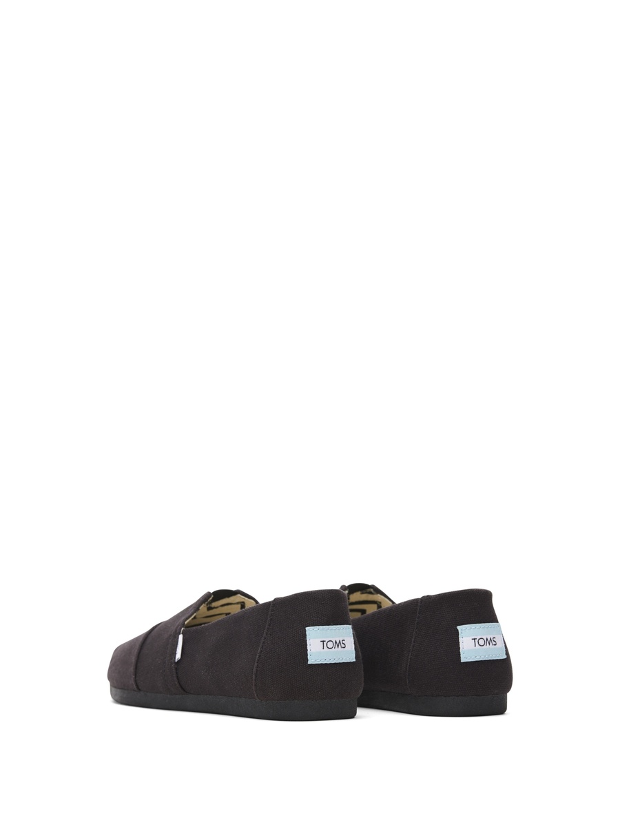 Women Black Plain Slip-On Shoes