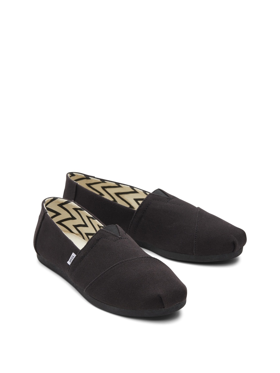 Women Black Plain Slip-On Shoes