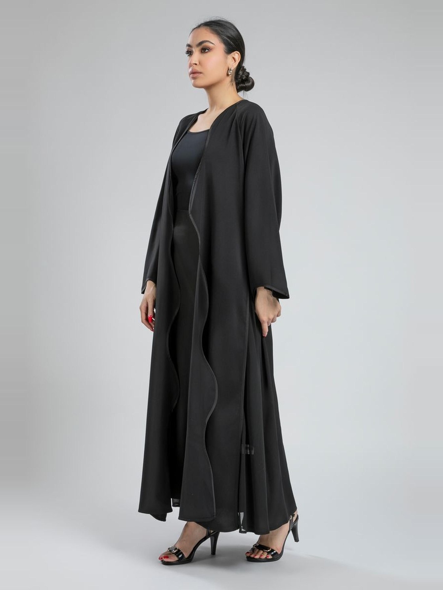 Abaya with Sheer Detailing