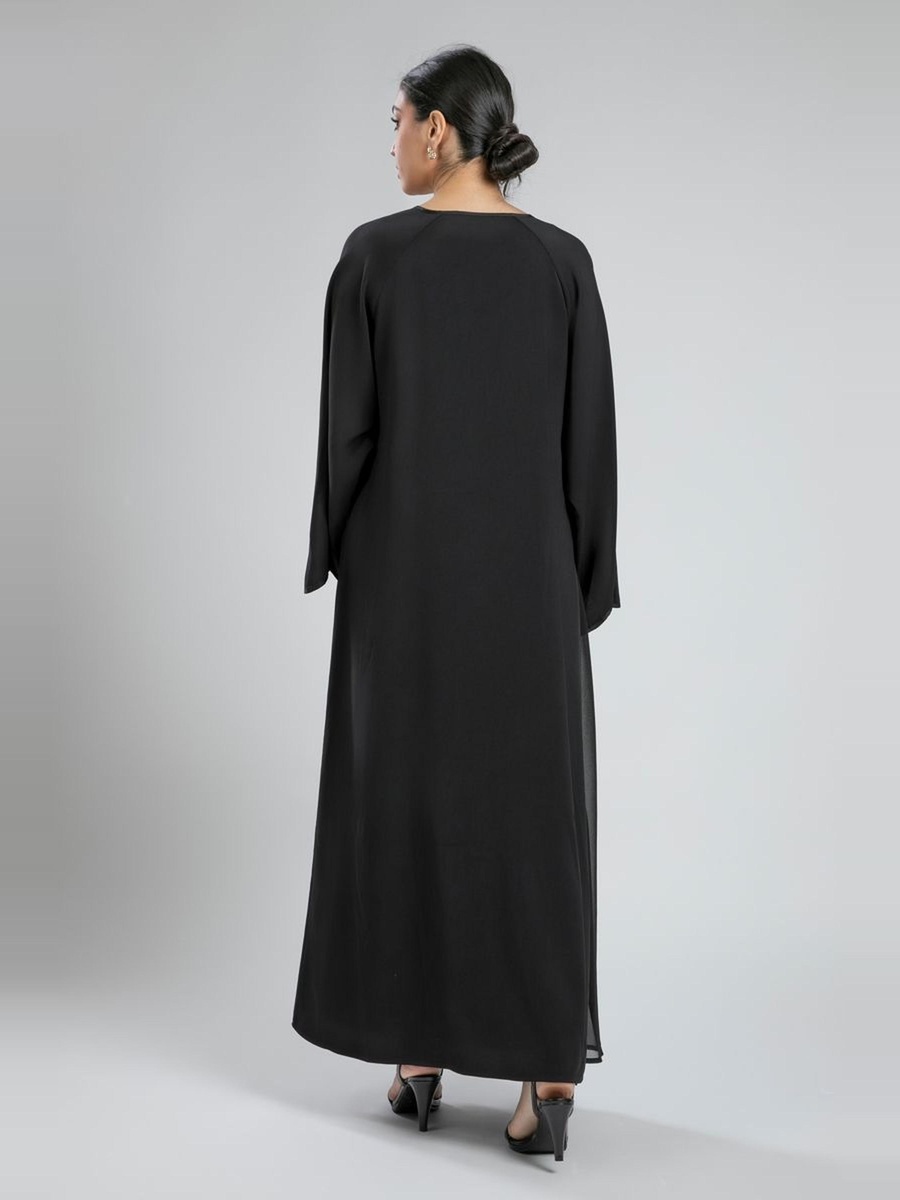 Abaya with Sheer Detailing