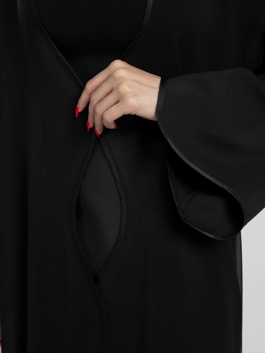 Abaya with Sheer Detailing