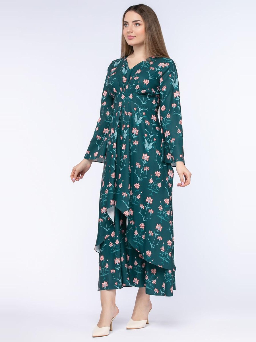 Floral Printed A-Line Maxi Dress