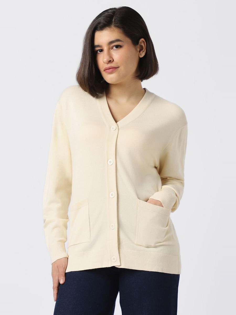Knitted Cardigan with Buttons