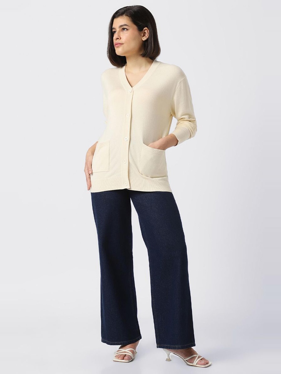 Knitted Cardigan with Buttons
