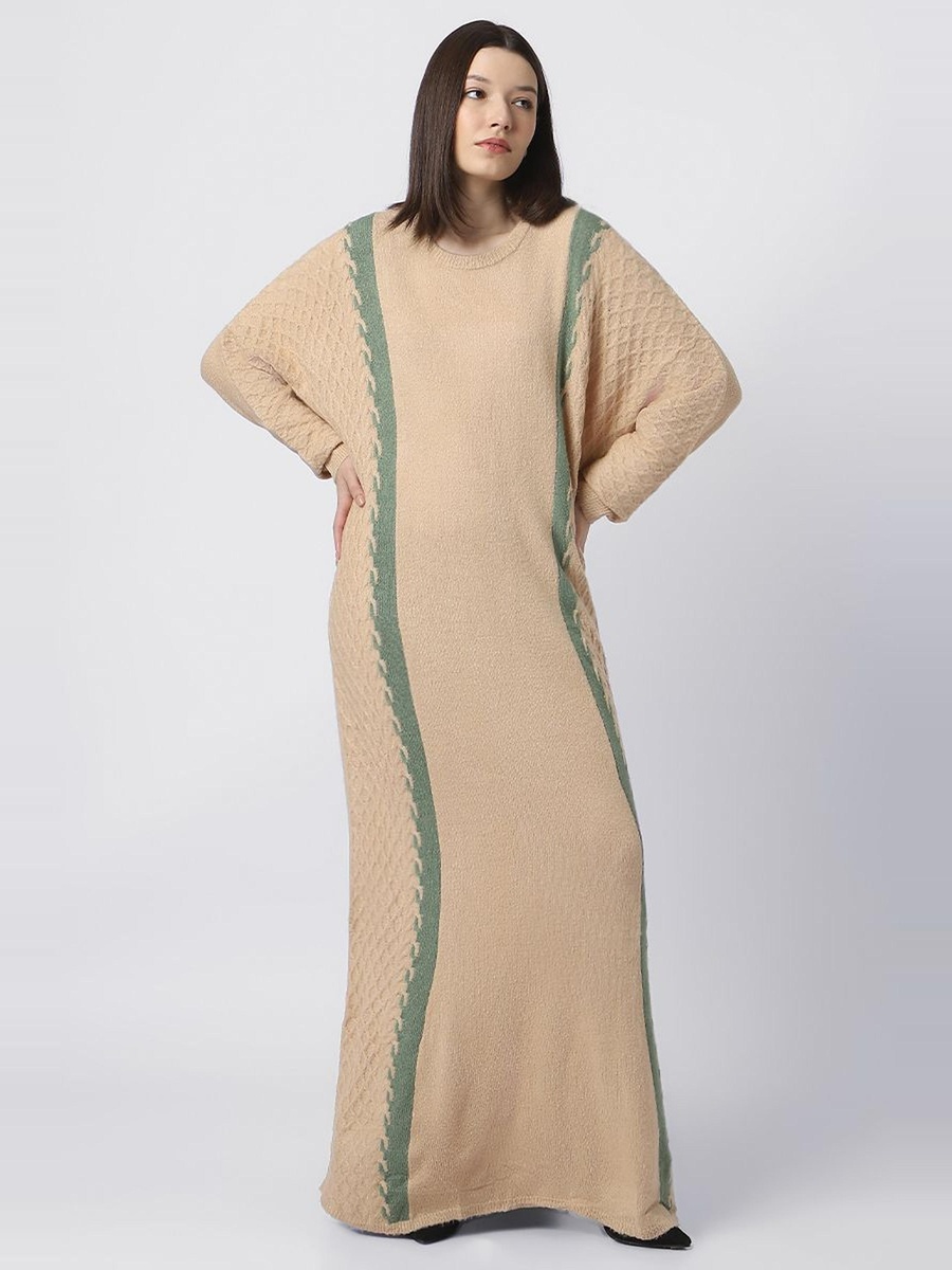Knitted Sweater Maxi Dress