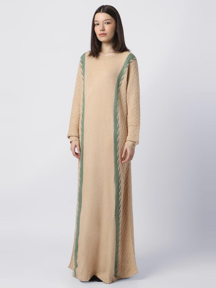 Knitted Sweater Maxi Dress