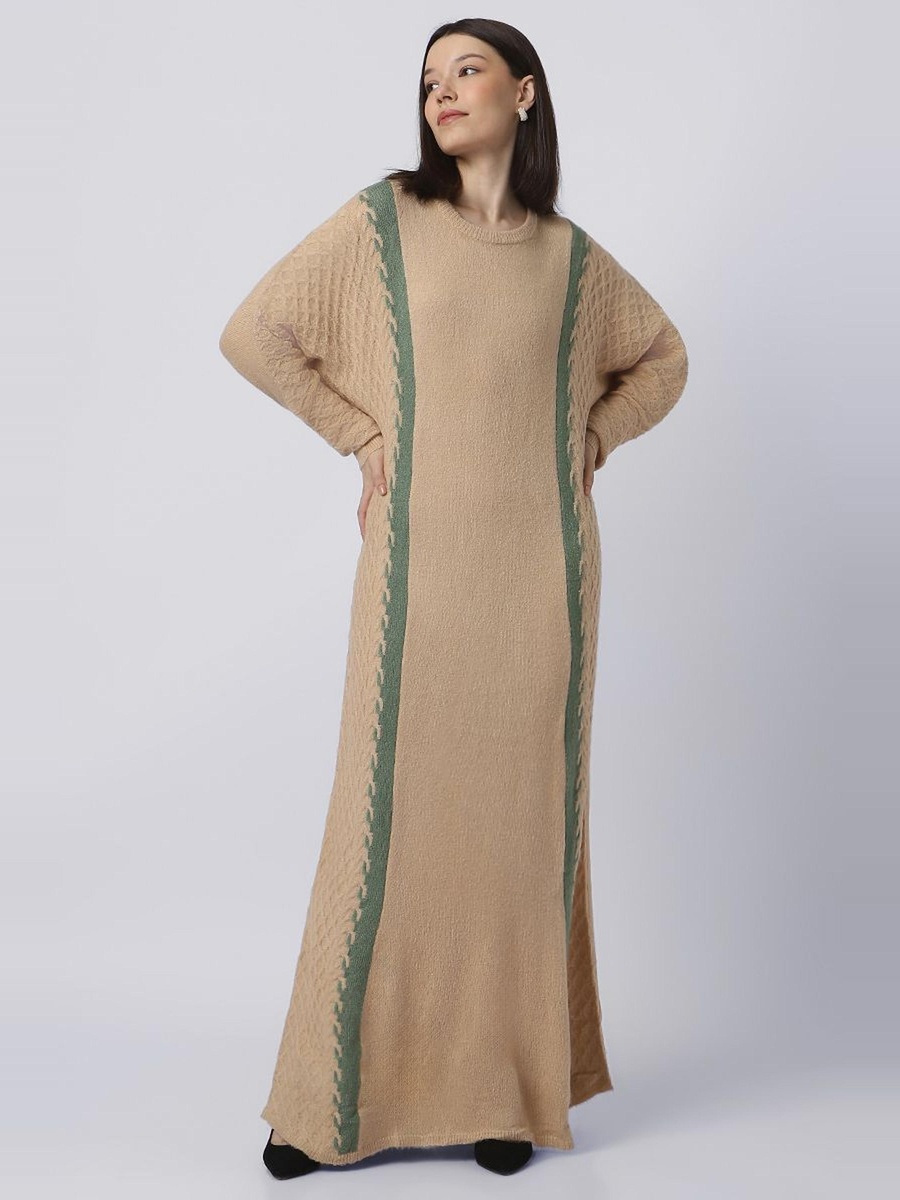 Knitted Sweater Maxi Dress