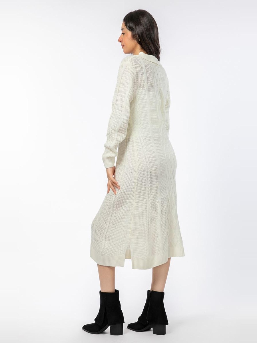 Textured Knitted Dress