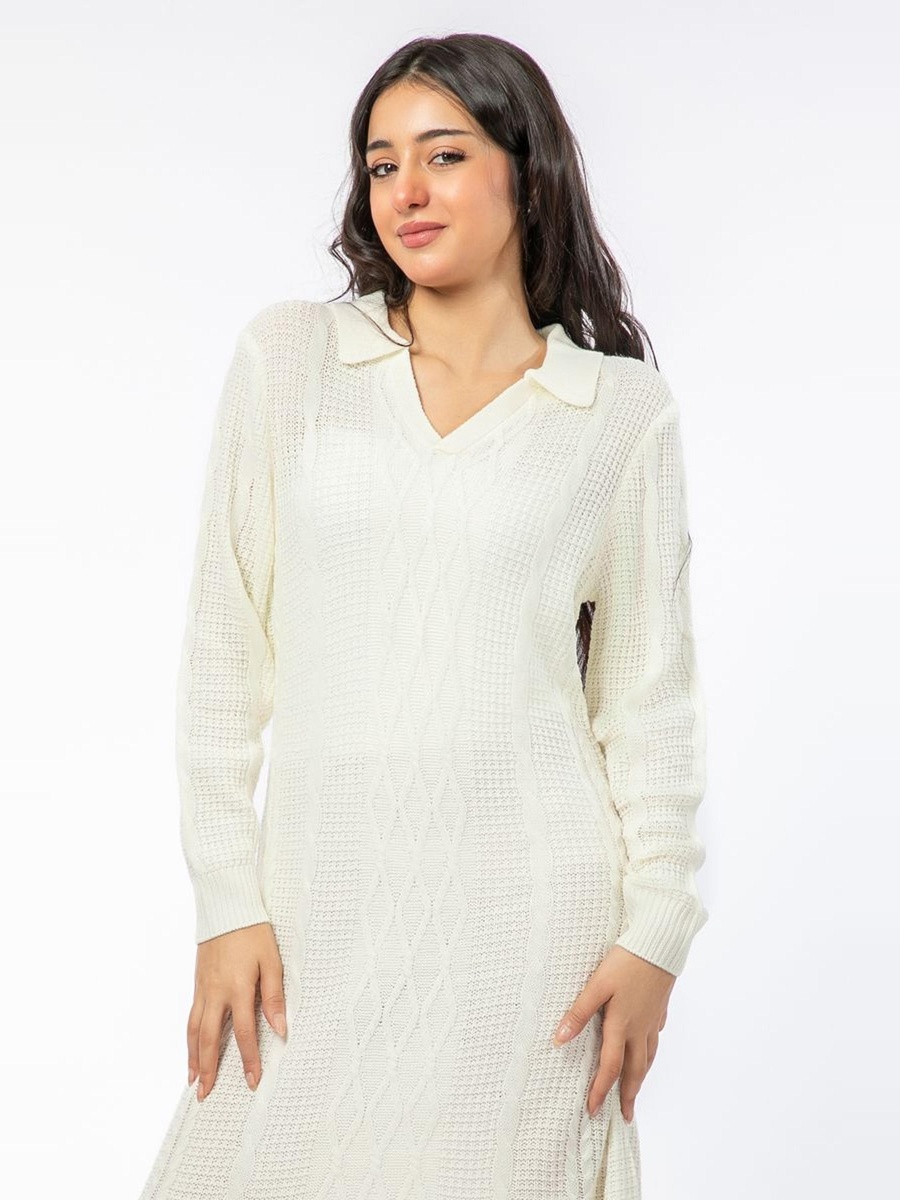 Textured Knitted Dress