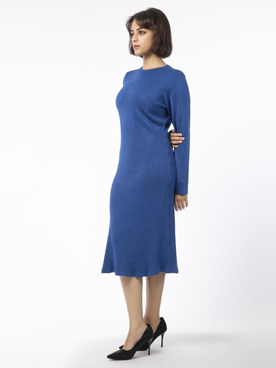 Solid Knitted Dress