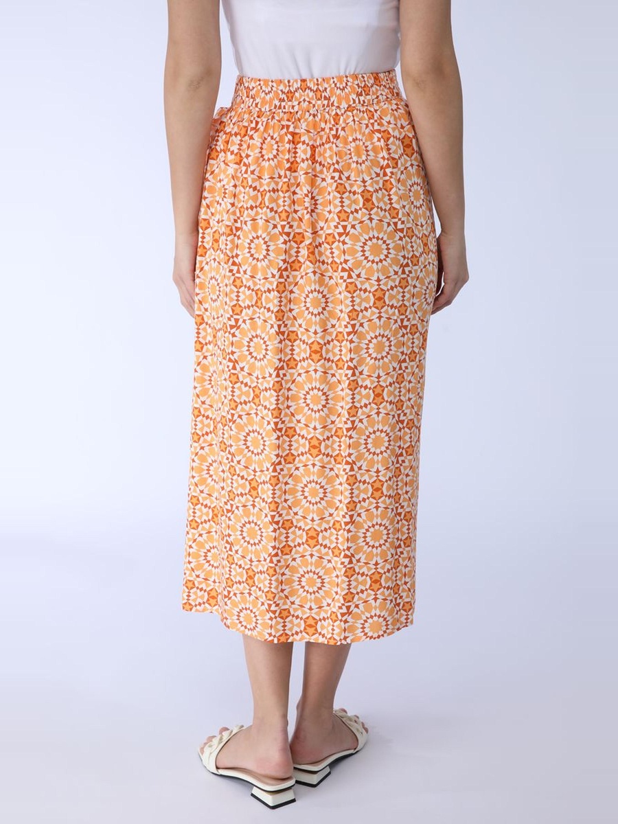 Printed Longline Skirt