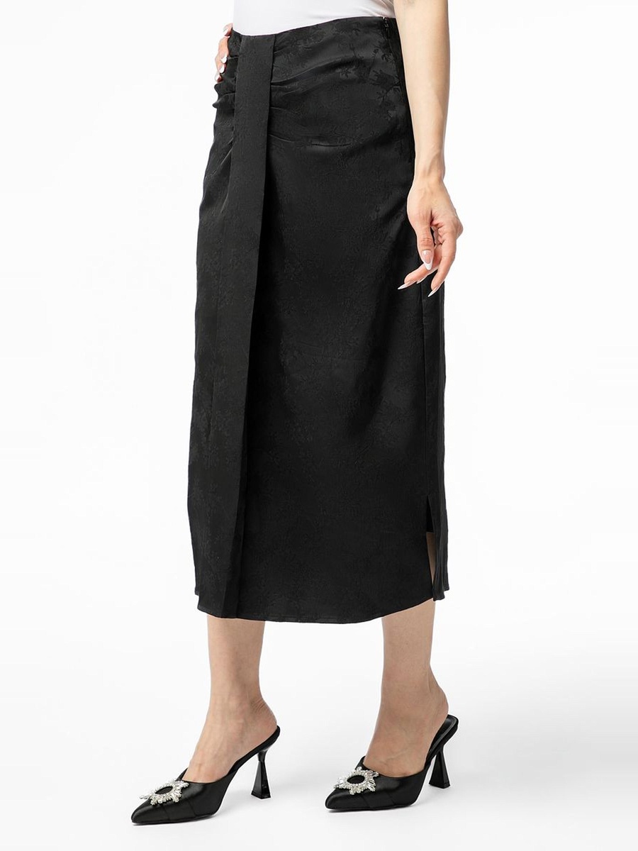 Skirt with Textured Fabric