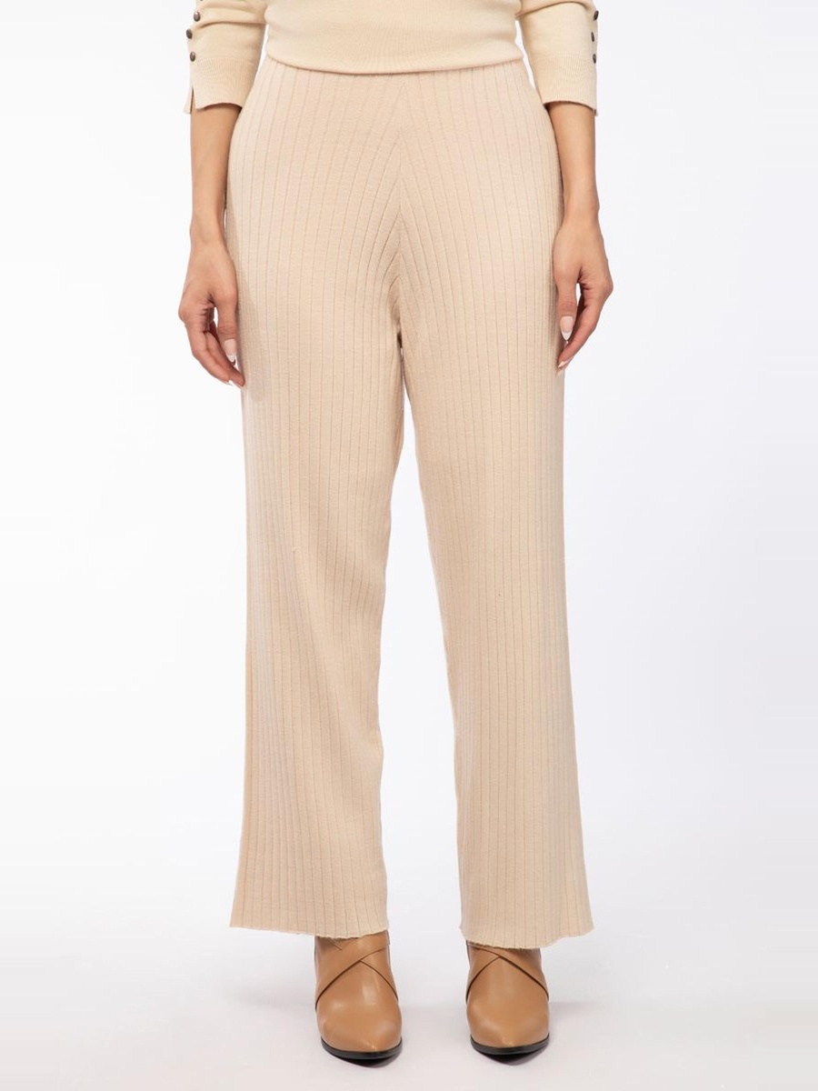 Solid Knitted Pants