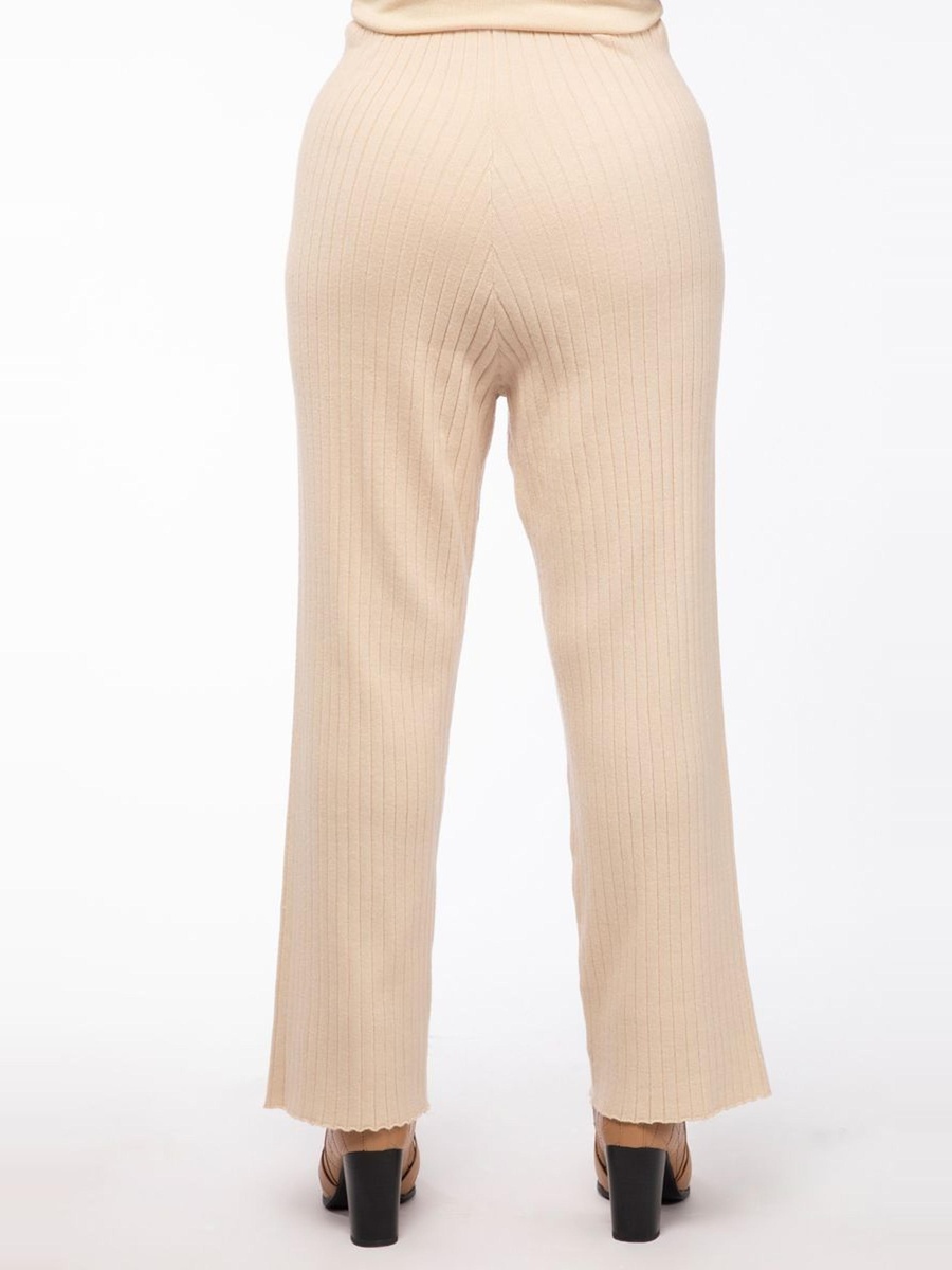 Solid Knitted Pants