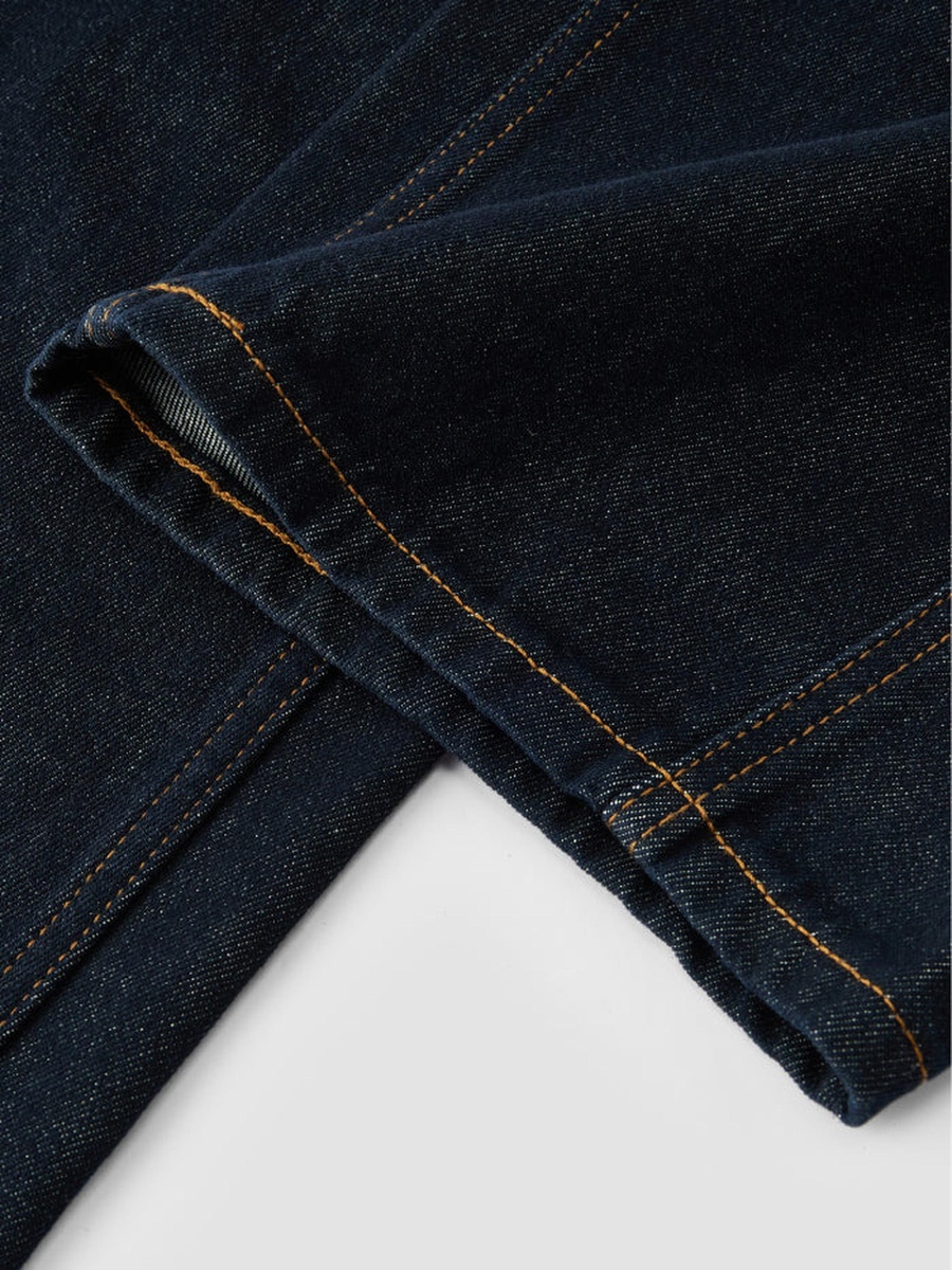 Men Solid Wide Leg Jeans