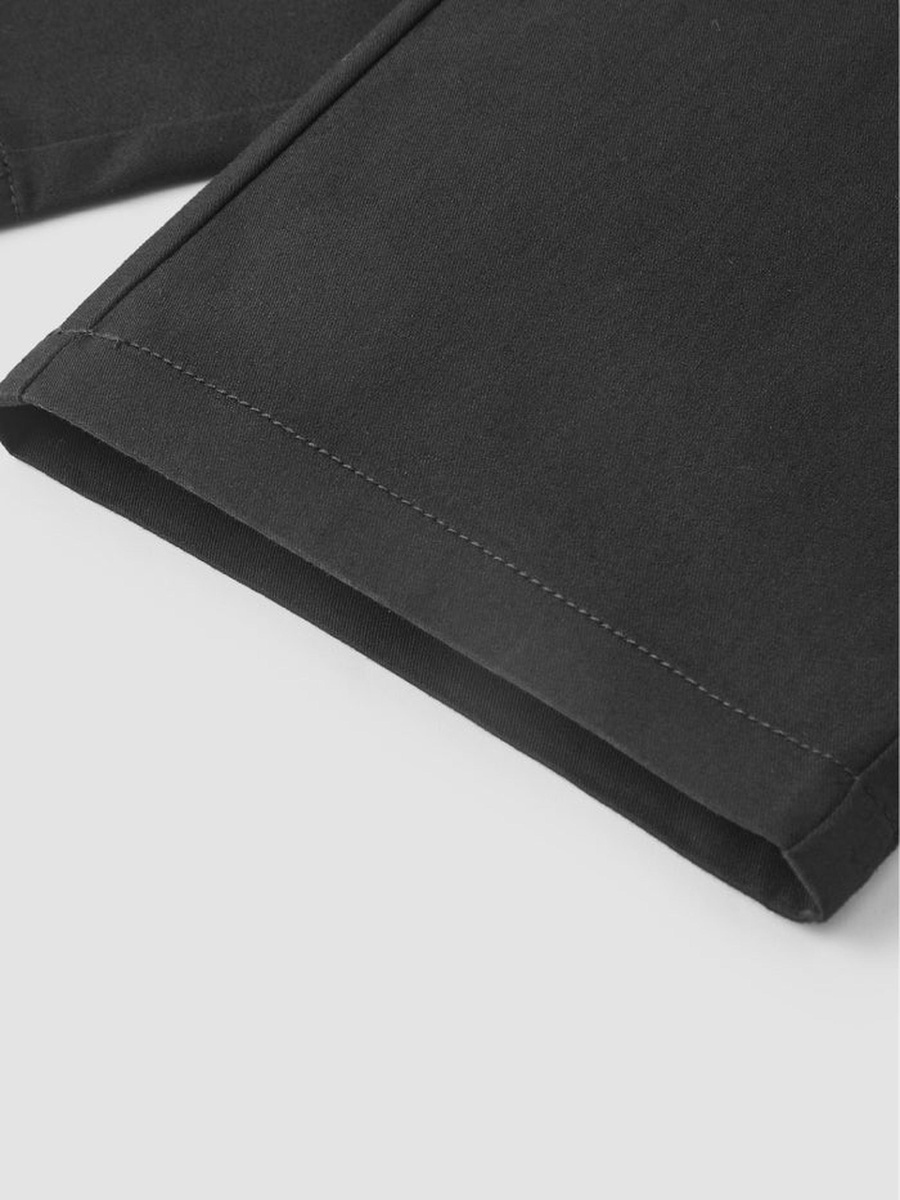 Men Slim-Fit Chino Trousers with Elastic Waist