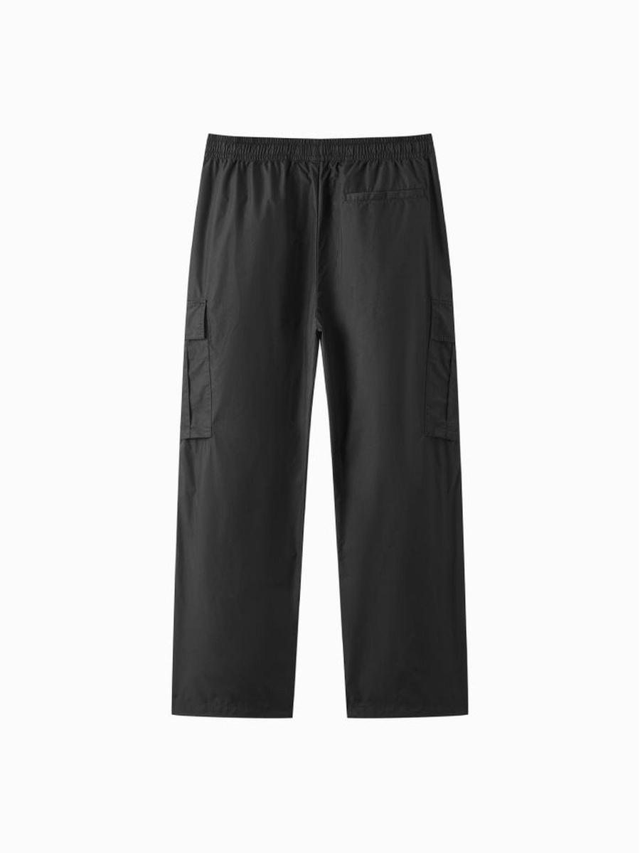 Men Relaxed-Fit Cargo Pants with Elastic Waist