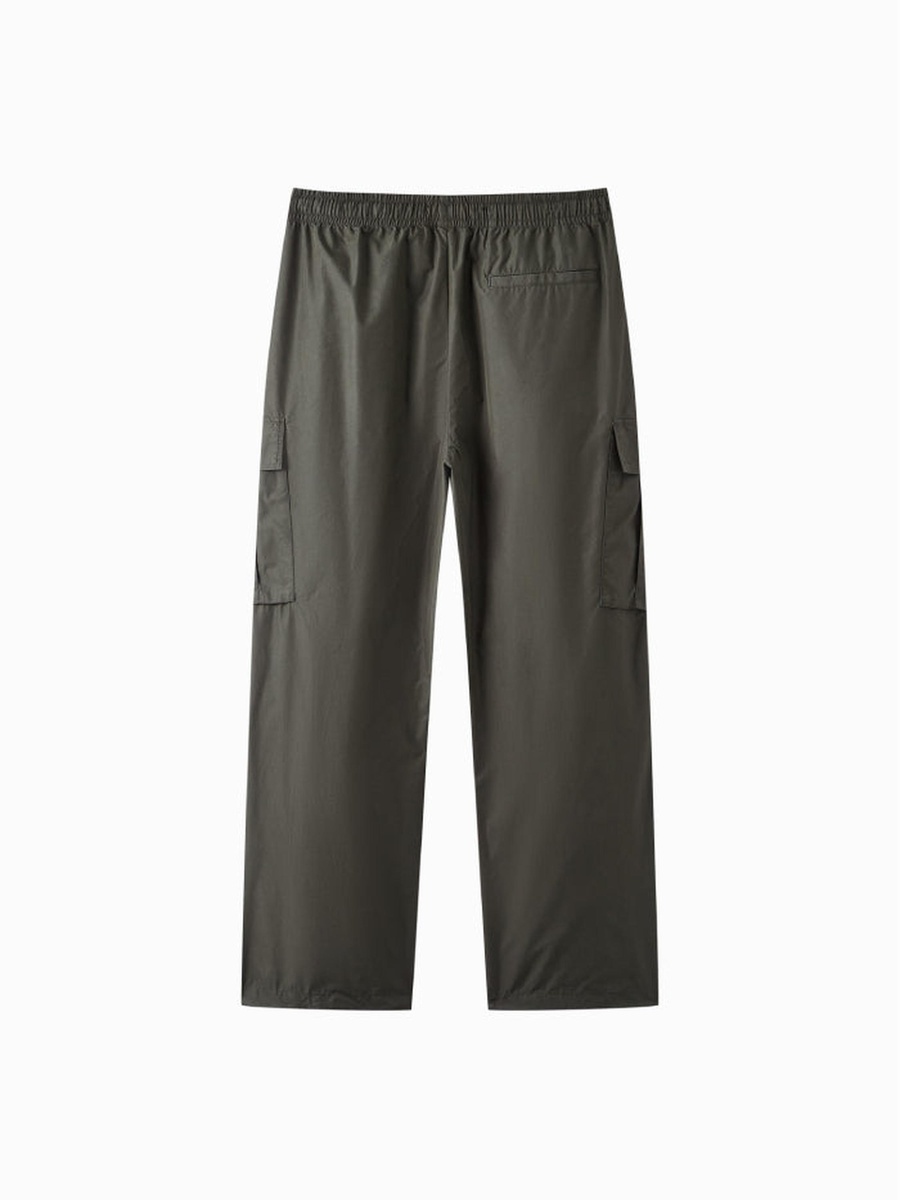 Men Relaxed-Fit Cargo Pants with Elastic Waist