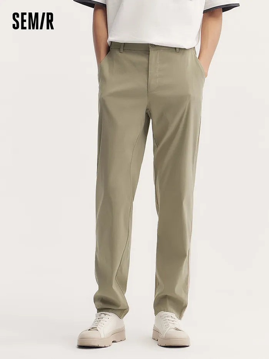 Men Solid Colored Pants