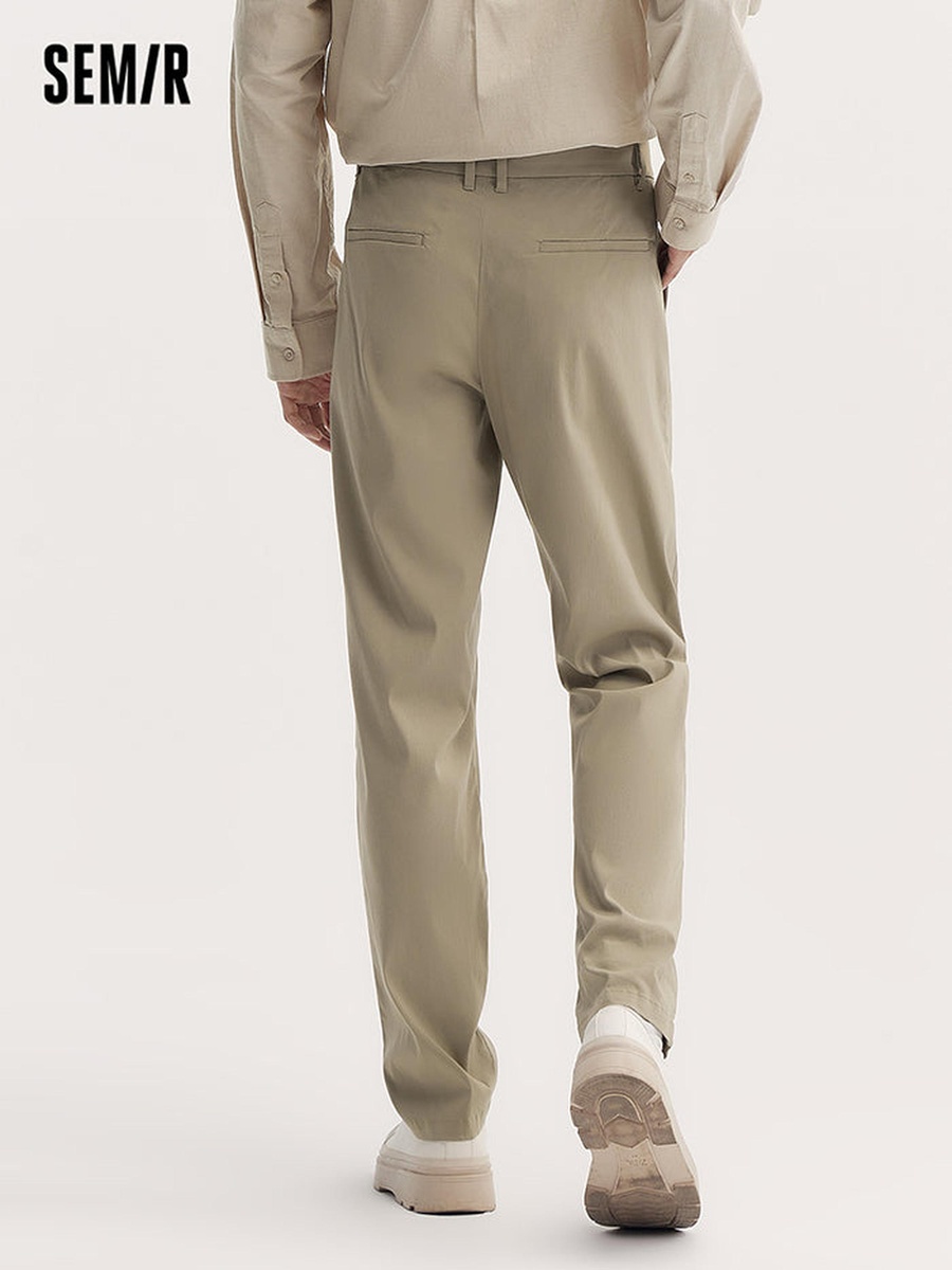 Men Solid Colored Pants