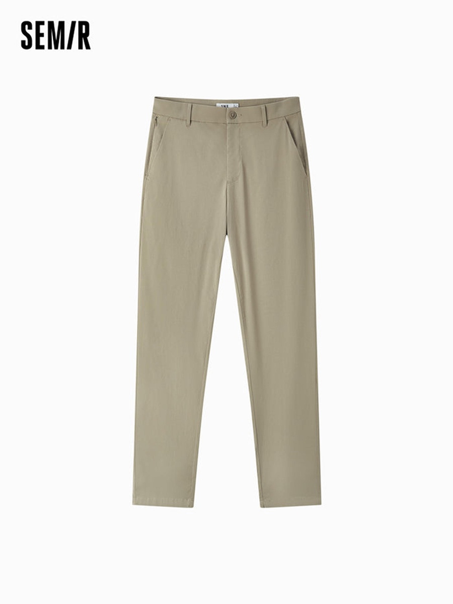 Men Solid Colored Pants