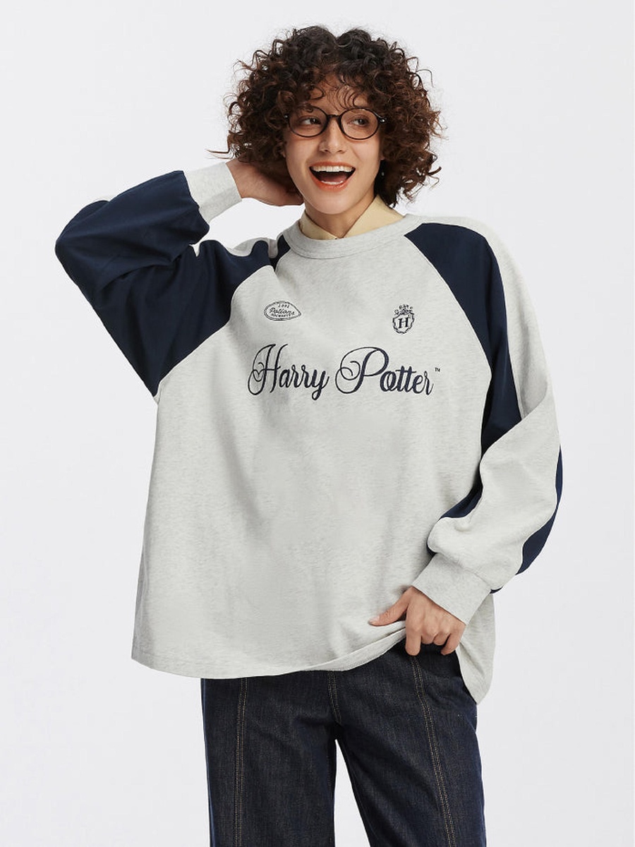 Women Harry Potter Long Sleeve Graphic T-Shirt