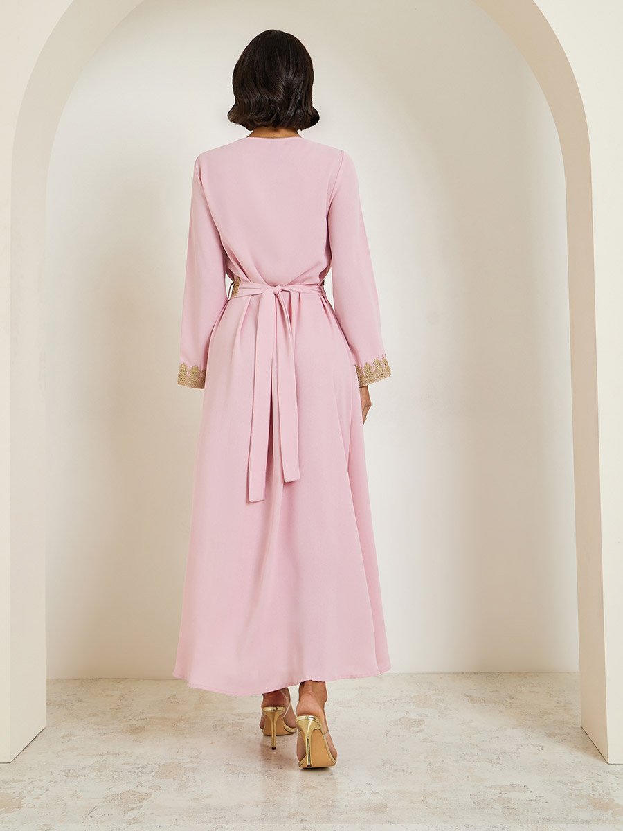 a line kaftan dress A-Line Kaftan Collar Shirt Dress