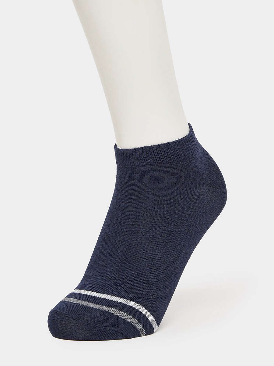 Pack of 5 - Striped Detail Ankle Socks