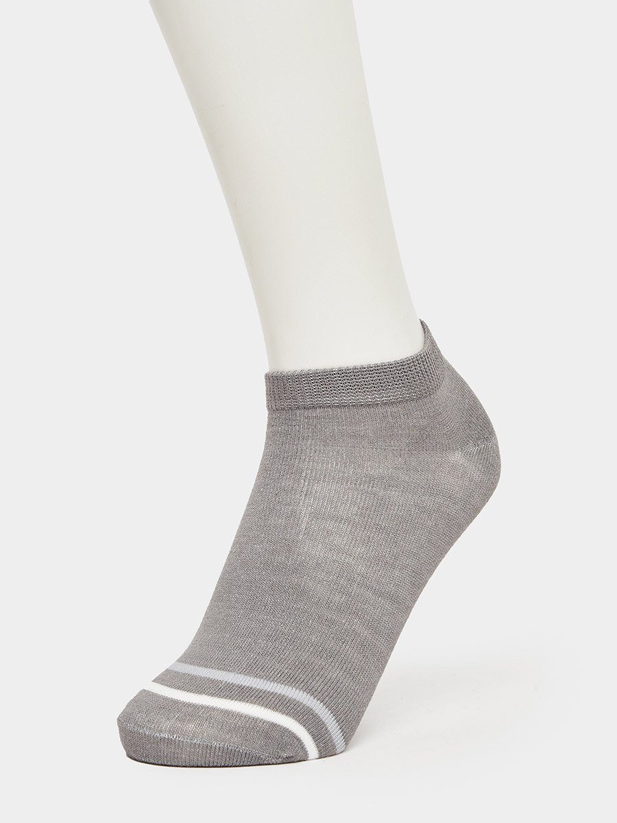 Pack of 5 - Striped Detail Ankle Socks