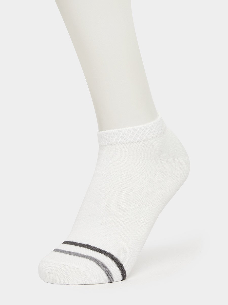 Pack of 5 - Striped Detail Ankle Socks